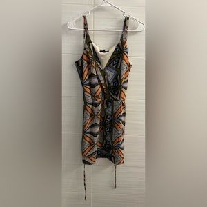 MAAC London Green Print Dress size S